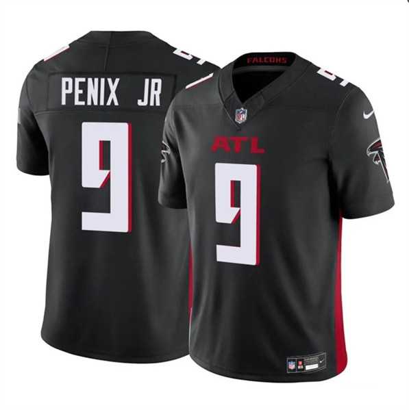 Men & Women & Youth Atlanta Falcons #9 Michael Penix Jr Black 2024 Draft F.U.S.E. Vapor Untouchable Limited Stitched Jersey